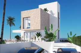New build luxury villas with private pool and sea views in Finestrat