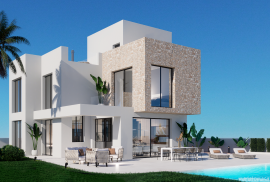 New build luxury villas with private pool and sea views in Finestrat
