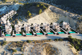 New build luxury villas with private pool and sea views in Finestrat