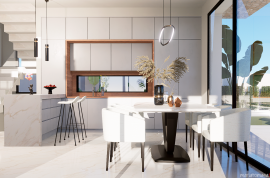 New build luxury villas with private pool and sea views in Finestrat
