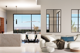 New build luxury villas with private pool and sea views in Finestrat