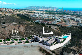 New build bungalows with large terraces and common areas in Finestrat New build bungalows with large terraces and common areas in Finestrat