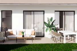 New build bungalows with large terraces and common areas in Finestrat