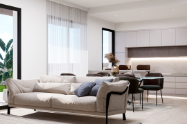 New build bungalows with large terraces and common areas in Finestrat