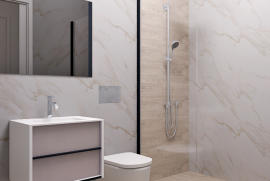 New build bungalows with large terraces and common areas in Finestrat