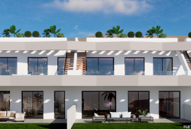 New build bungalows with large terraces and common areas in Finestrat