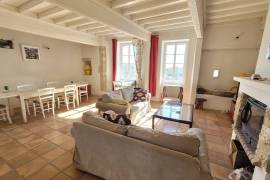 A House With Medieval Character, Offering 165 M2 Of Living Space And A Superb Terrace With Views.