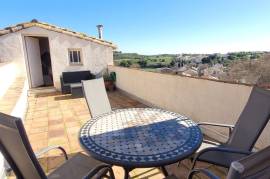 A House With Medieval Character, Offering 165 M2 Of Living Space And A Superb Terrace With Views.