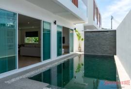 Brand New 3 bed + Office 4 bath pool villa for sale in Rawai, close to Schools and Malls