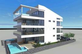 Pag, luxury apartment with pool, first row, for sale