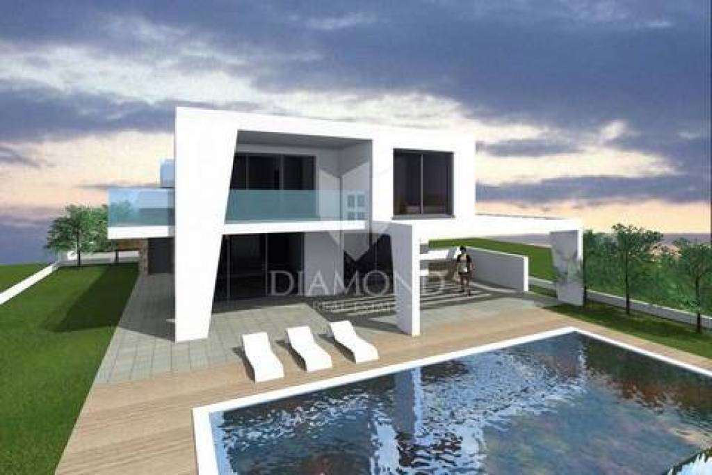 Novigrad, building land in a great location with a view of the sea!