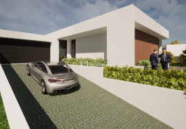 Land with approved project, T3+1 single-townhouse, Cucujães