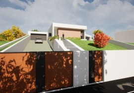 Land with approved project, T3+1 single-townhouse, Cucujães