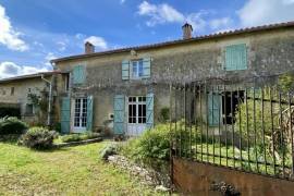 €185500 - Charming Stone House Close to Verteuil Sur Charente with Bread Oven