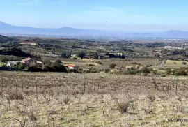 Panoramic building land in Soleminis countryside