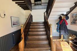 Perfect double volume Gascon Maison de Maitre house with immaculate gite, covered pool and 5 hectares of land.