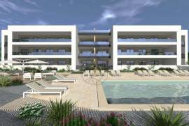 Building under construction with 2 and 3 bedroom apartments with swimming pool in Alvor