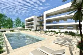 Building under construction with 2 and 3 bedroom apartments with swimming pool in Alvor