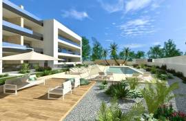 Building under construction with 2 and 3 bedroom apartments with swimming pool in Alvor