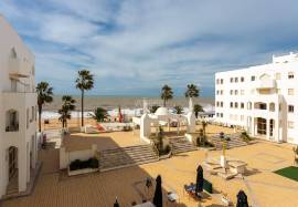 Refurbished 2 bedroom apartment with storage room located on the 1st line of the sea in Quarteira