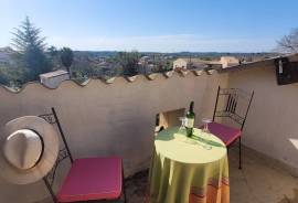 Very Pretty Village House With 80 M2 Living Space, Roof Terrace And Superb Views