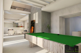 Architect-designed 8-bedroom townhouse with infinity pool and panoramic views over Lisbon and the Tagus