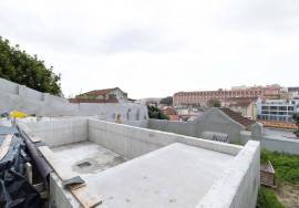 Architect-designed 8-bedroom townhouse with infinity pool and panoramic views over Lisbon and the Tagus