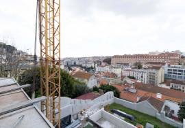 Architect-designed 8-bedroom townhouse with infinity pool and panoramic views over Lisbon and the Tagus