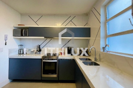 Great semi-furnished apartment, 106M², for sale, 3 bedrooms, 1 suite, 2 parking spaces, Petrópolis, POA/RS