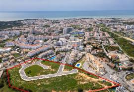 Plot of land with 559 m2 inserted in a new and noble urbanization located in Albufeira