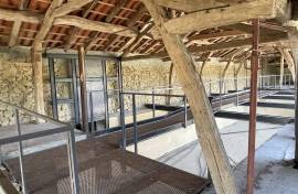 House for restoration with massive glazed barn with planning permission in fantastic lakeside position with mountain views