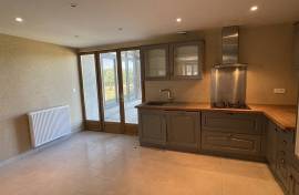House for restoration with massive glazed barn with planning permission in fantastic lakeside position with mountain views