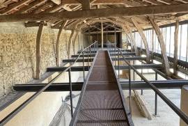 House for restoration with massive glazed barn with planning permission in fantastic lakeside position with mountain views