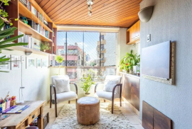 Great apartment, semi-furnished, 78M², for sale, 2 bedrooms, 1 suite, 1 parking space, Botanical Garden, POA/RS