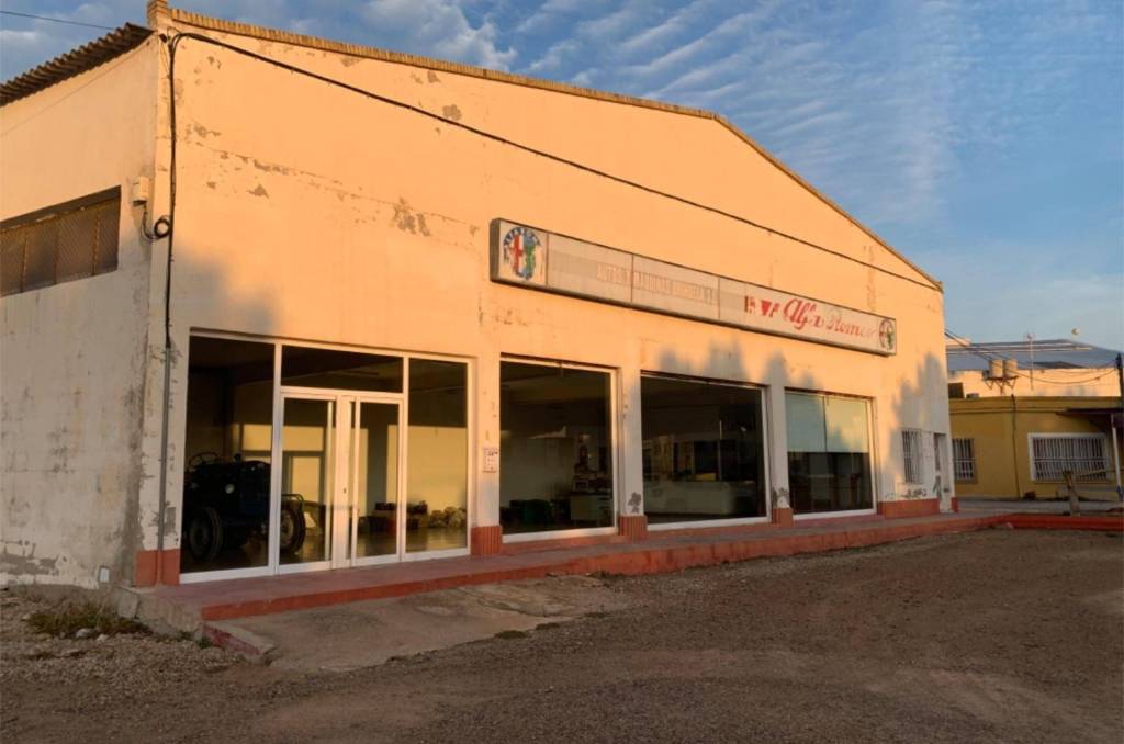Industrial warehouse of 600 m² with an attached plot of 6,000 m² for sale in Orihuela.