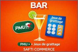 Fonds de commerce Bar - PMU - Jeux de grattage