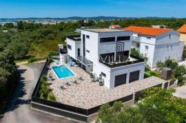 Zadar, Sukošan, luxury, modern equipped villa with a sea view