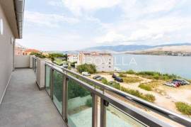 Pag, three-room penthouse S5 NKP 160 m2, by the sea, NEW CONSTRUCTION!