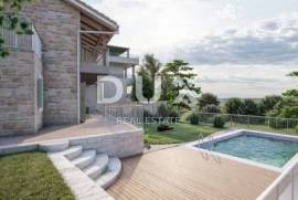 OPATIJA, BREGI - duplex apartment 100m2 with panoramic sea view and swimming pool + garden