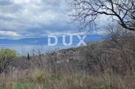 RIJEKA, KOSTRENA - building land 1,053 m2 with sea view for a residential building - apartments / family house / villa! OPPORTUNITY!!!