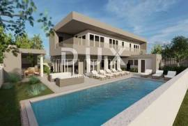 ZADAR, ZATON – Ideales Baugrundstück in Zaton mit Baugenehmigung und einem Projekt für eine moderne Villa mit Swimmingpool