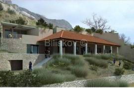 Podstrana, land for sale, sea view, project for a villa