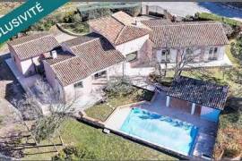 Villa de 140m² sur 1400m² de terrain avec piscine et pool-house