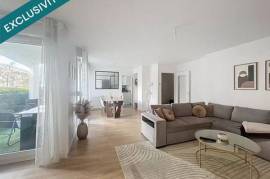 Appartement type 4 avec garage et jardin