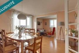 Appartement 80m2, 4 pièces, 3chambres, cave, garage