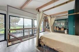 Maison en bois avec vue extraordinaire