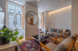Intimate outdoor space - T2 furnished in Misericórdia