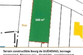 Land for sale - 500 m2 - GUEHENNO - (56420)