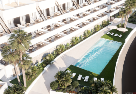 New build apartment with terrace and solarium near the beach in Finestrat