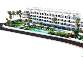 New build apartment with terrace and solarium near the beach in Finestrat
